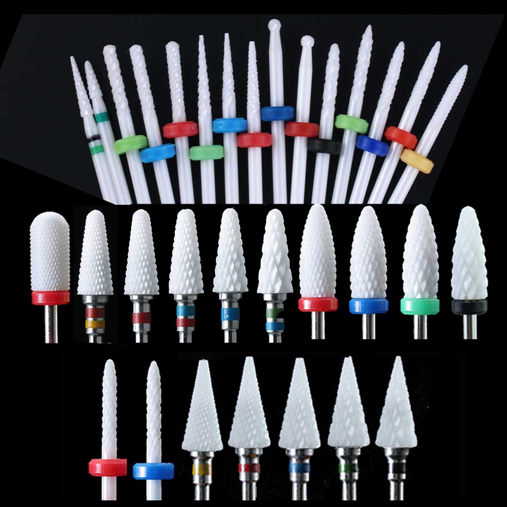 Nail Drill Machine - Broca de cerâmica para unhas, fresa