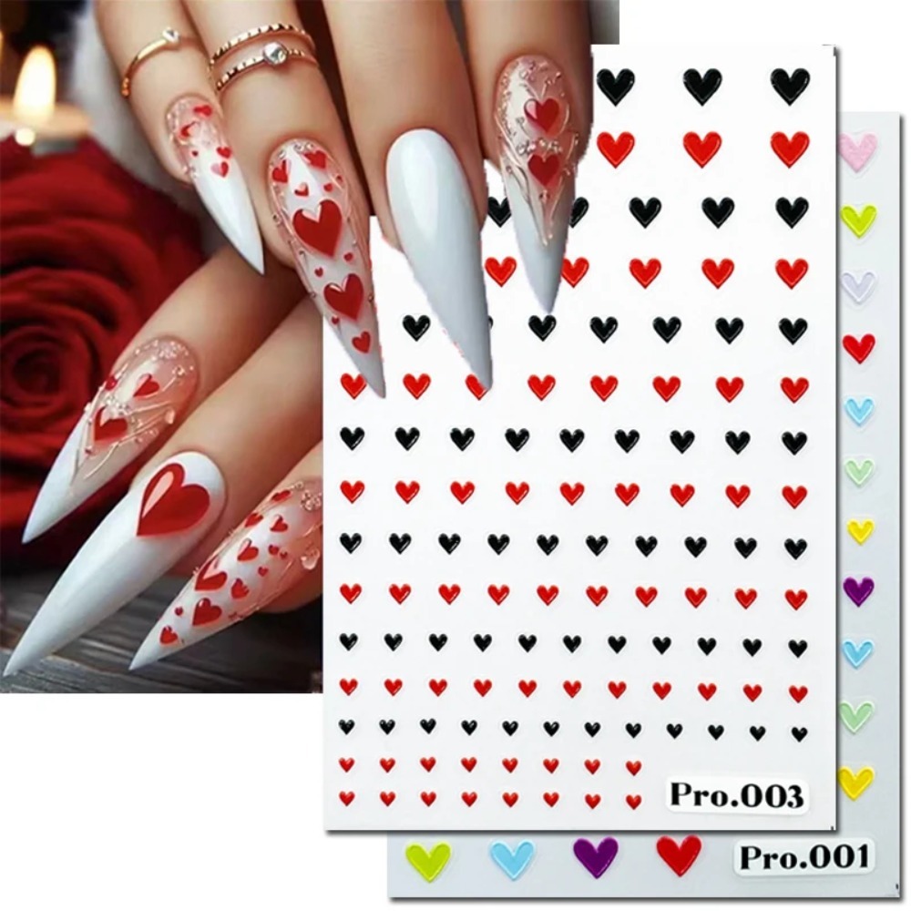Adesivos 5D em Relevo para Art - Nail Art Valentines Day avaliação e preço