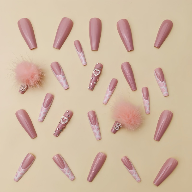 Extra Long Square Dicas unhas  - Nail Art Pink avaliação e preço
