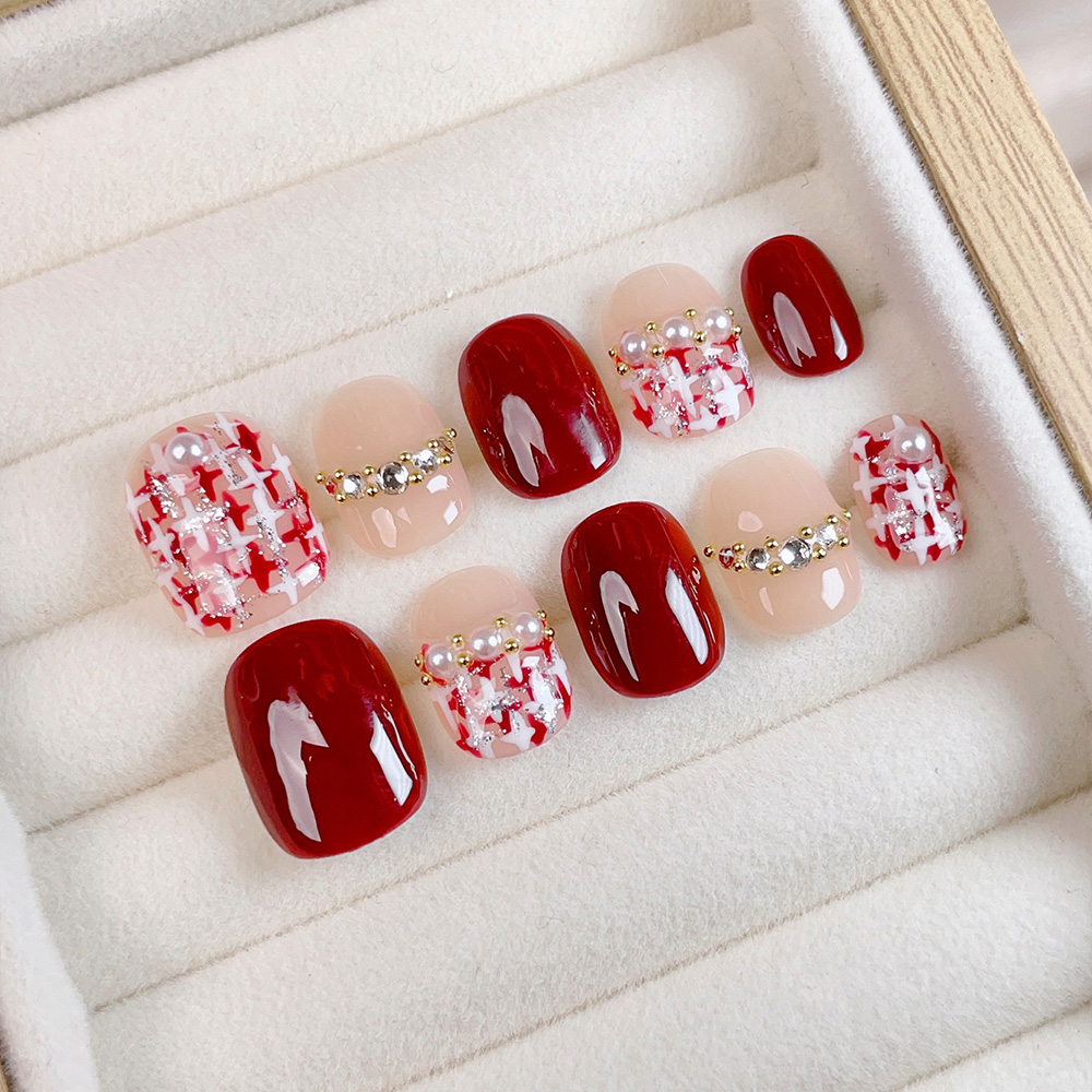 Kit de 10 Unidades de Unhas Po - Nail Art Press On avaliação e preço